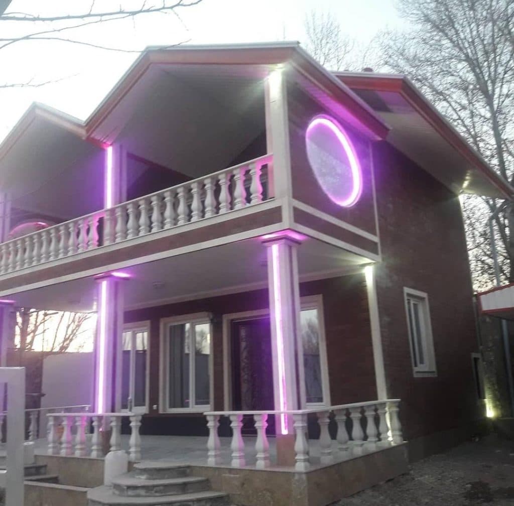 طراحی ویلاسازی و محوطه سازی شرکت پایدار بتن در متل قو