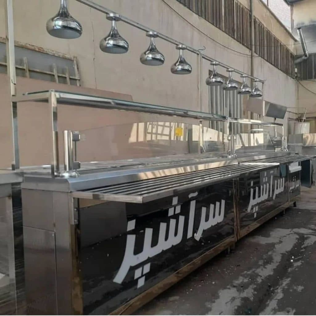تولید و فروش تجهیزات آشپزخانه کافی شاپ رستوران و هتل سرآشپز در تهران