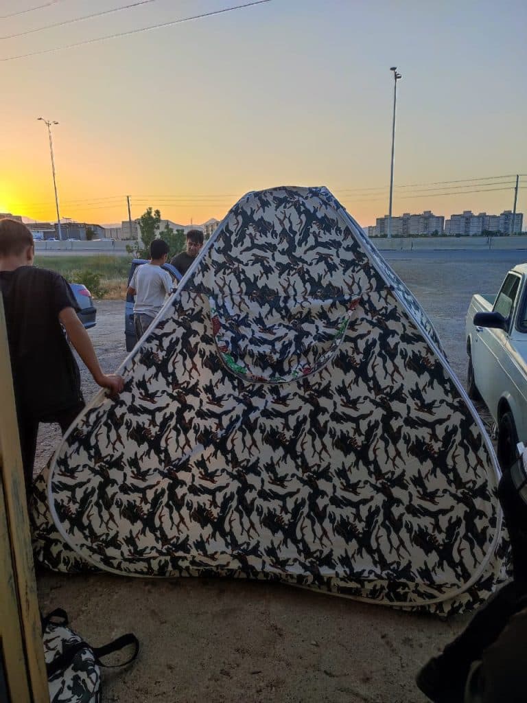 تودوزی و چادر دوزی ماشین ایران چادر در تاکستان