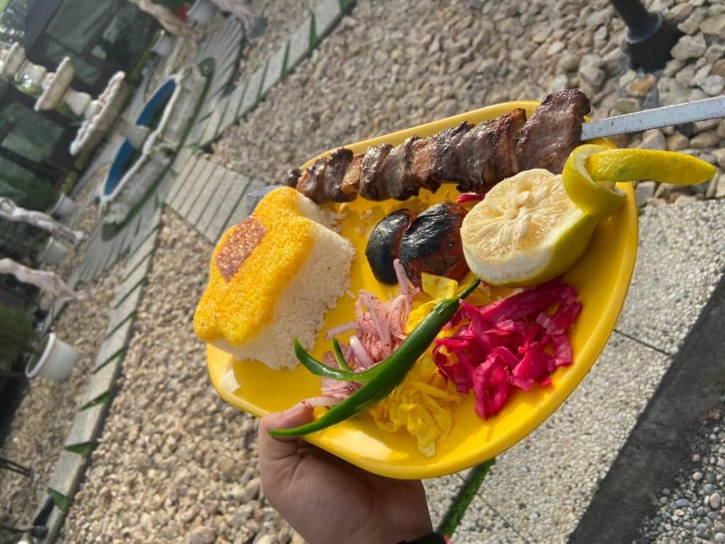 کافه رستوران باغ پدری در قائم شهر مازندران