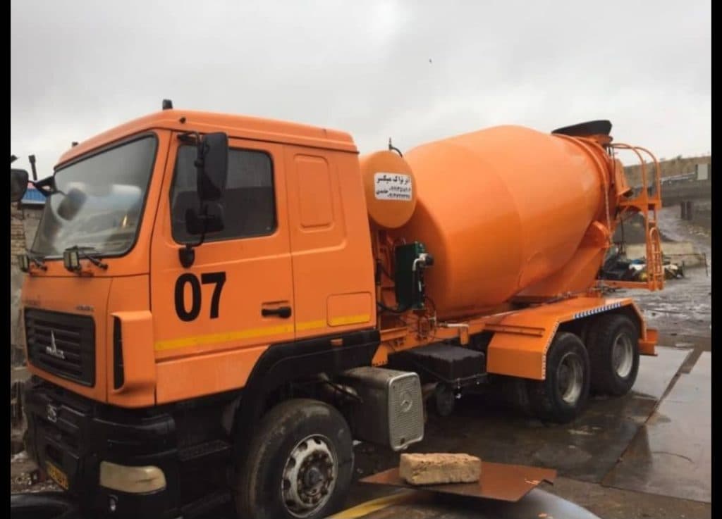 ساخت فروش و تعمیرات میکسر حمل بتن آذر میکسر در تبریز آذربایجان شرقی