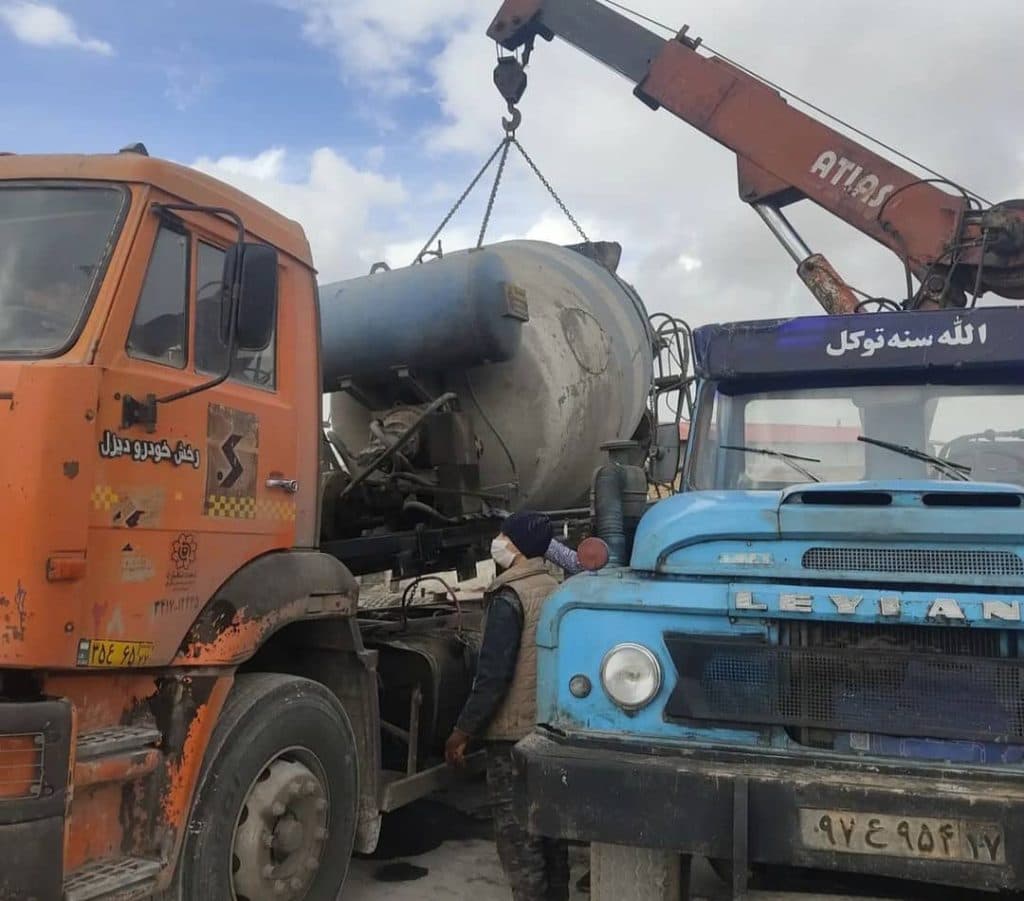 ساخت و فروش دستگاه میکسر بتن ارس تراک میکسر در تبریز آذربایجان شرقی