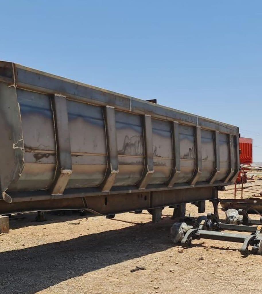 ساخت تریلر کمپرسی دو و سه محور توان تریلر کویر در ابرکوه یزد