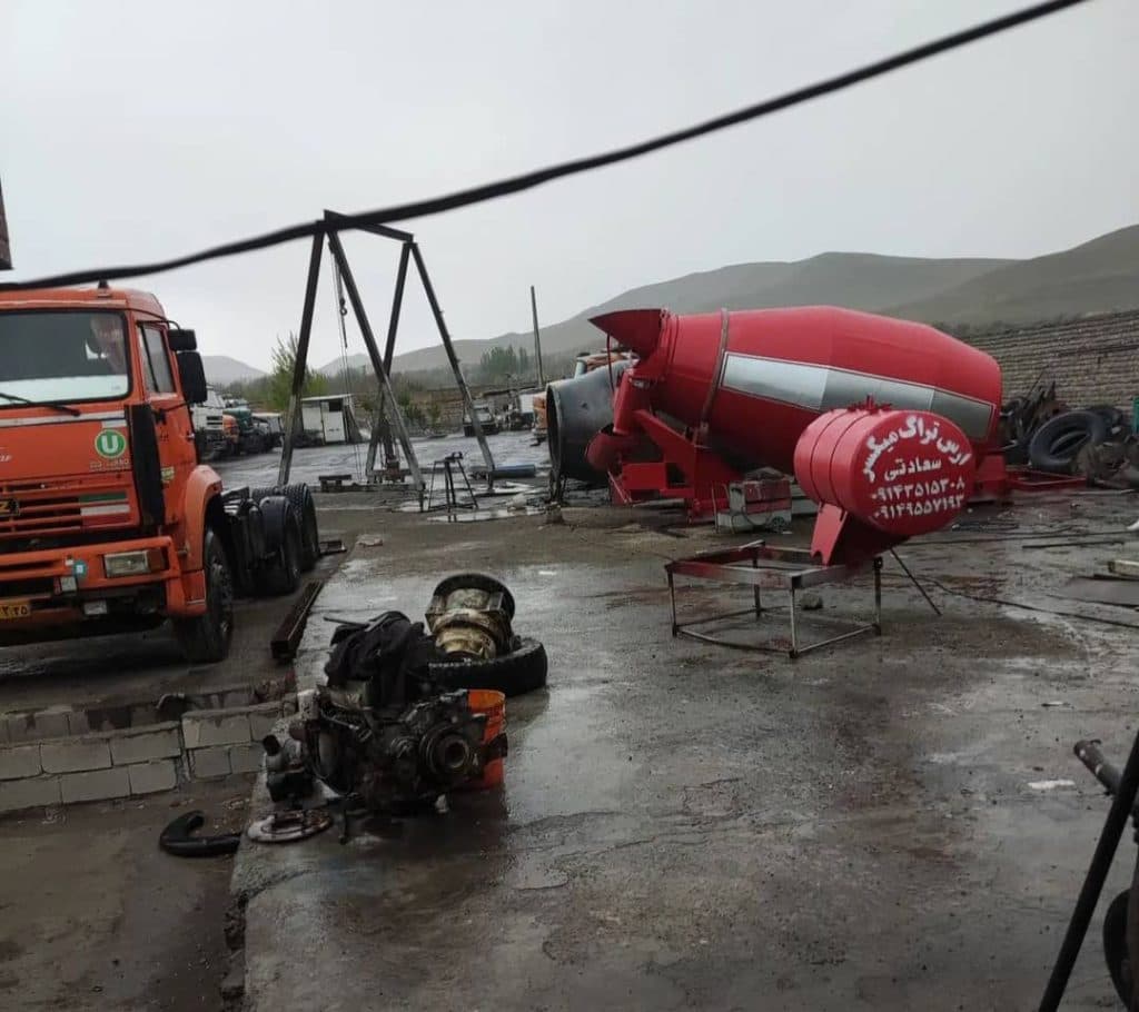 ساخت و فروش دستگاه میکسر بتن ارس تراک میکسر در تبریز آذربایجان شرقی