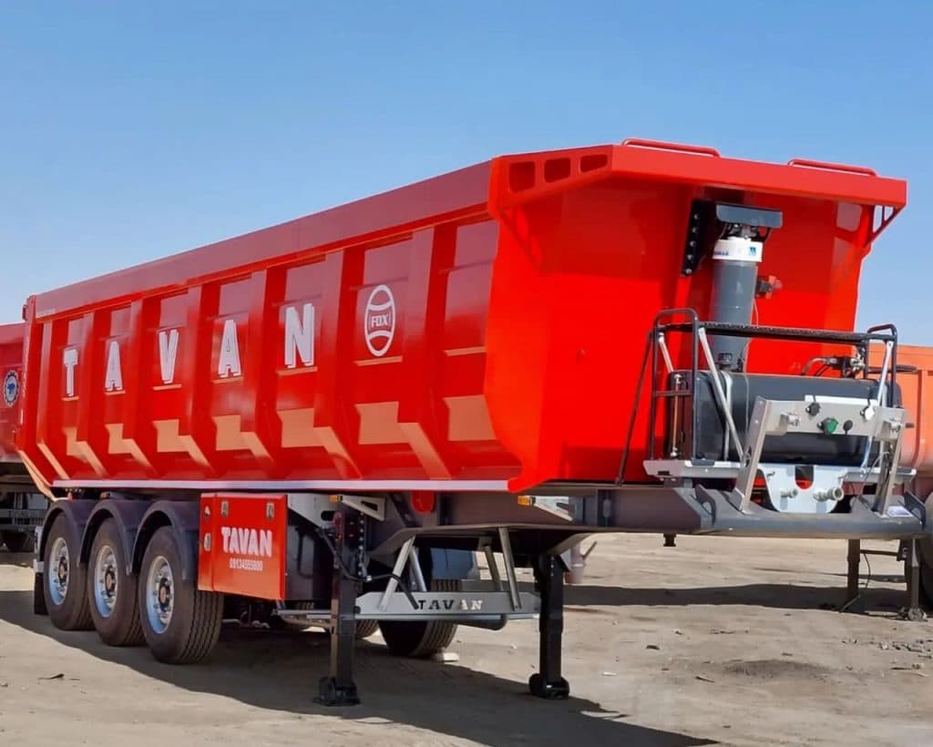 ساخت تریلر کمپرسی دو و سه محور توان تریلر کویر در ابرکوه یزد