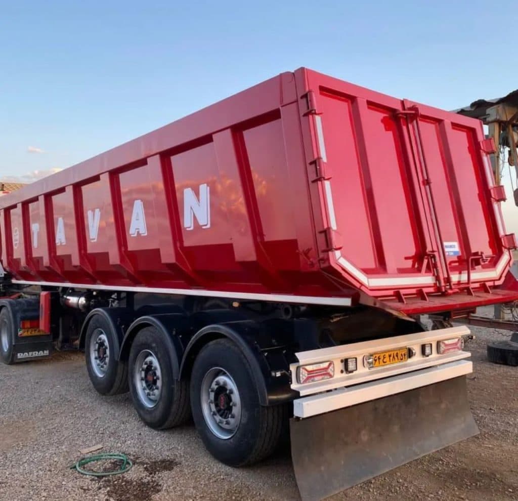 ساخت تریلر کمپرسی دو و سه محور توان تریلر کویر در ابرکوه یزد