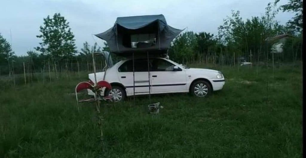 تولید و فروش چادر سقفی خودرو سیمرغ آفرود در کرج