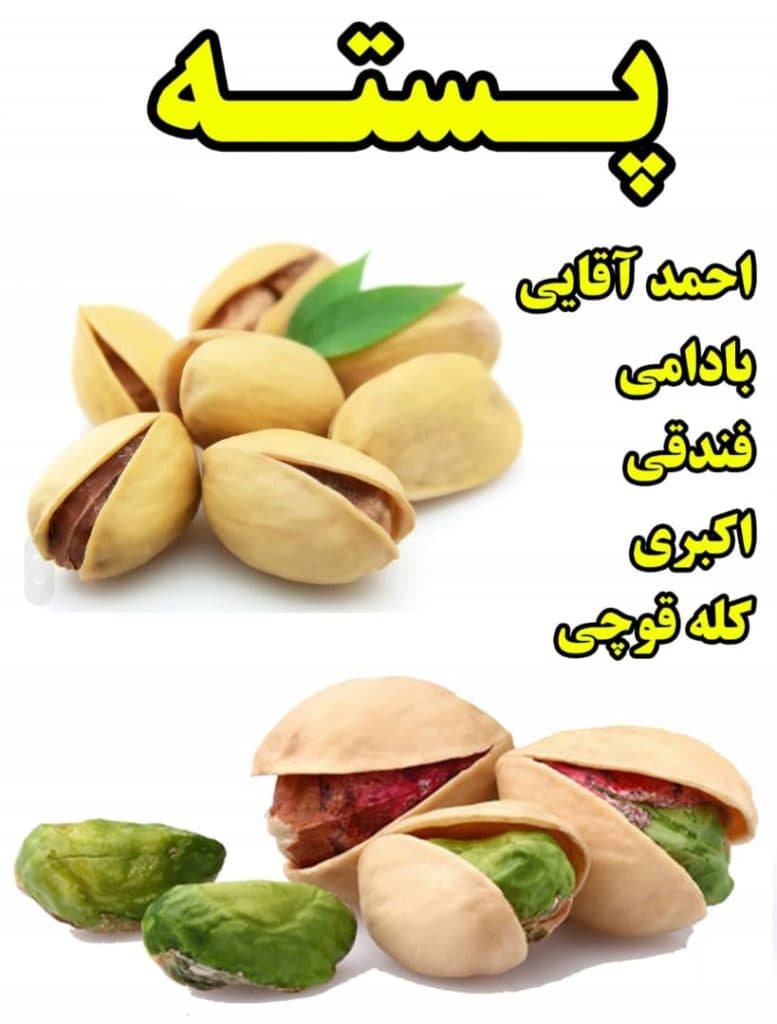 آجیل و خشکبار تانیل نظری در گنبد کاووس