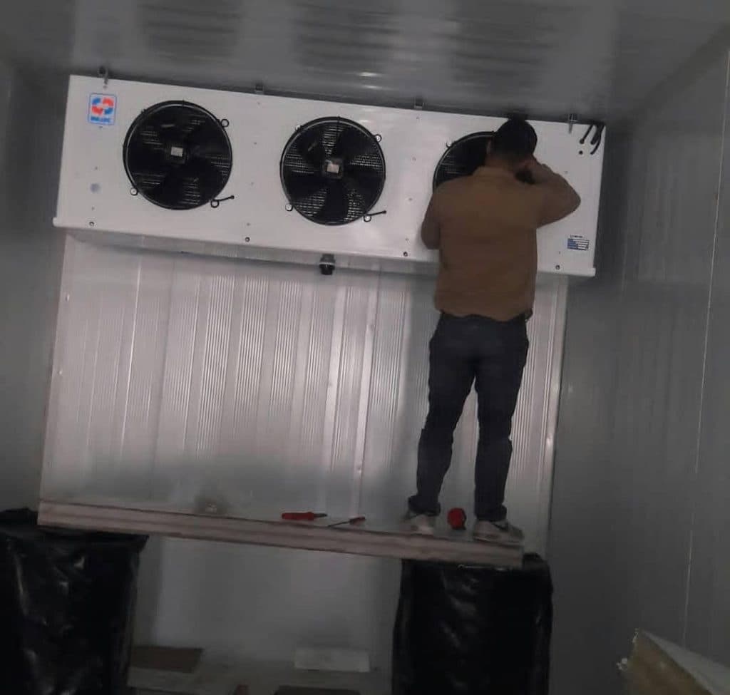 ساخت و اجرای دستگاه برودتی و سردخانه و چیلر مهرسان سرما در تهران