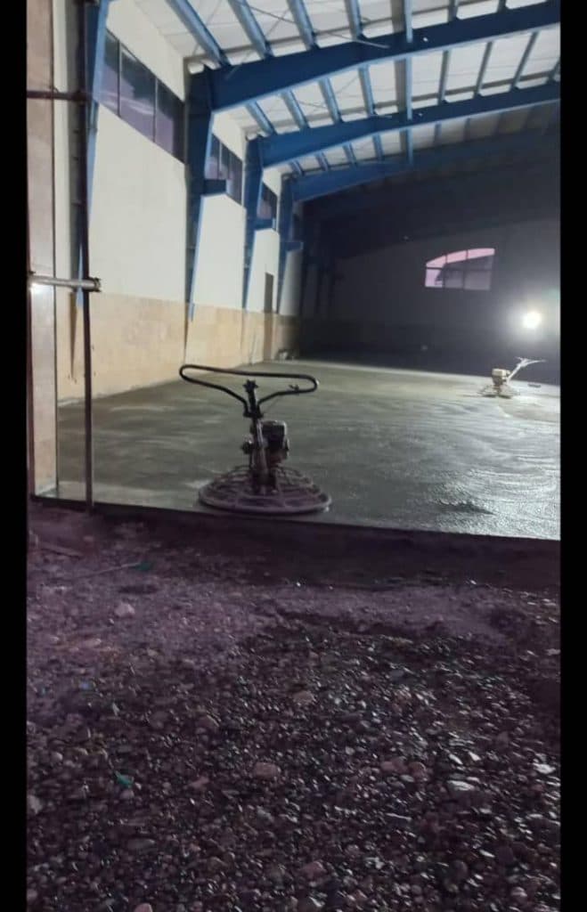 اجرا کف سازی بتنی با ماله پروانه برش کاتر علی پروین آذربایجان شرقی
