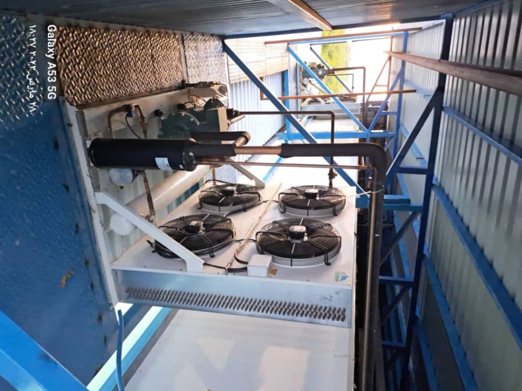 تولید و فروش سردخانه و آیس بانک سرما سازان آوین در شیراز