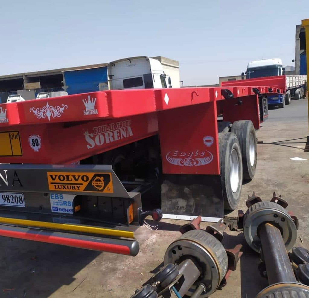 شرکت تریلی سازی دو و سه محور و کمپرسی سورنا در مبارکه اصفهان