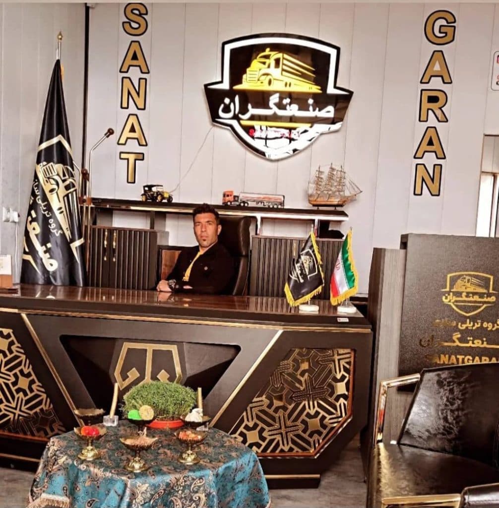 تریلی سازی صنعتگران ساخت کفی تریلر کمپرسی سه محور در مبارکه اصفهان