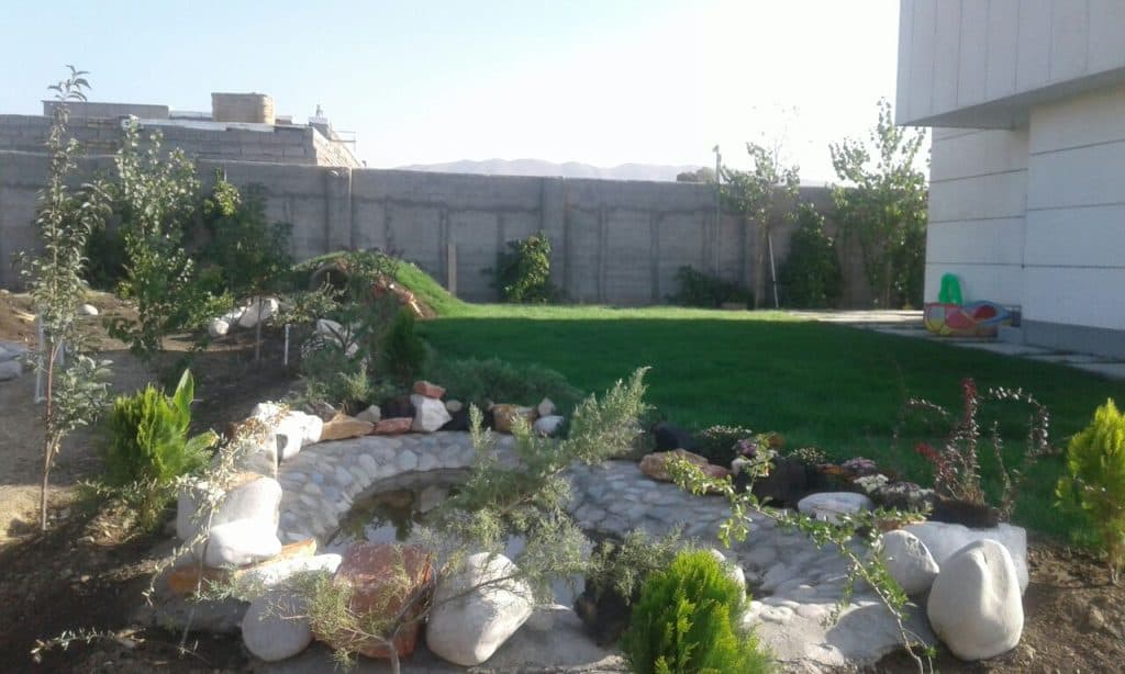 جابه جایی و انتقال درختان بن بالا باغ شهر ایرانیان در کرج