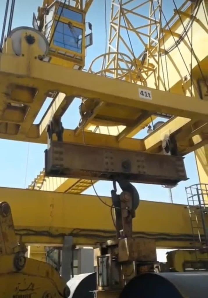 نصب و راه اندازی و تعمیرات جرثقیل سقفی شاداف کرین در مبارکه اصفهان