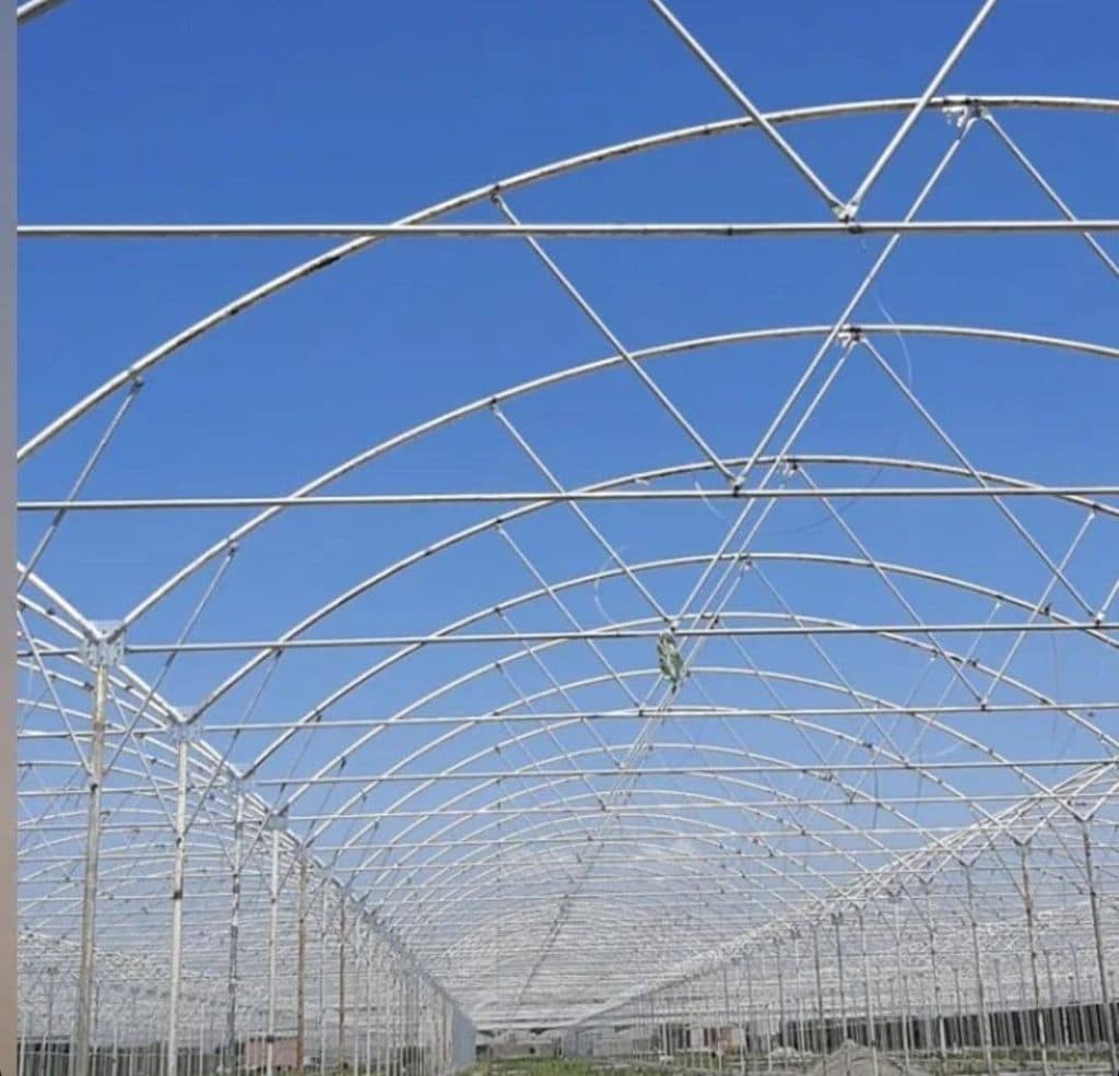 ساخت و نصب و اجرا گلخانه فلزی و اسپانیایی عباسی در ورامین