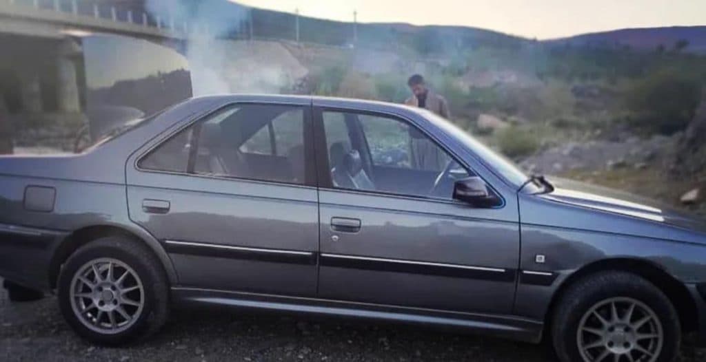 نمایشگاه اتومبیل ایرانی و خارجی آمانج در مهاباد آذربایجان غربی