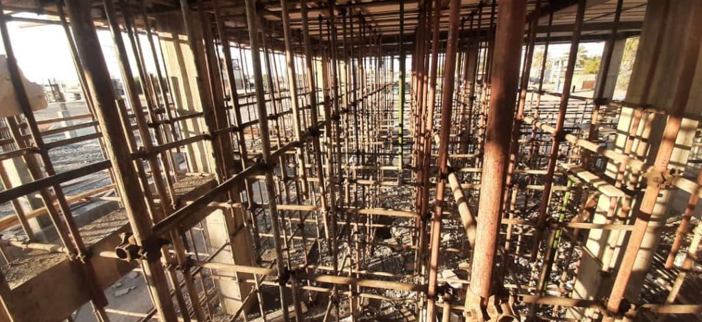 اجرای کفراژ زیرسازی زیرسقفی اوج در میناب بندرعباس