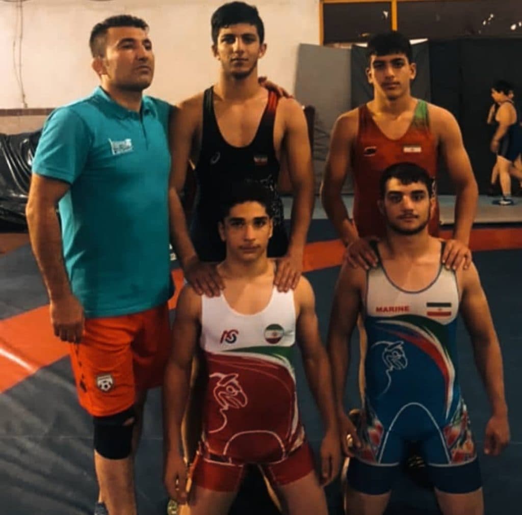 مربی و قهرمان کشتی آزاد مهدی محمد قلی ها در قزوین