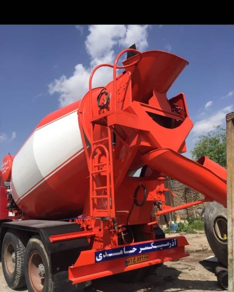 ساخت فروش و تعمیرات میکسر حمل بتن آذر میکسر در تبریز آذربایجان شرقی