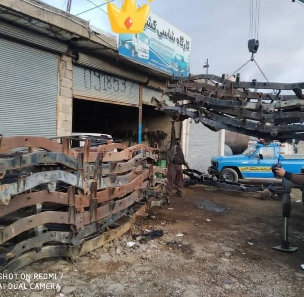 شاسی کشی و تعمیرات شاسی ماشین سنگین و نیمه سنگین پیمانی در سقز