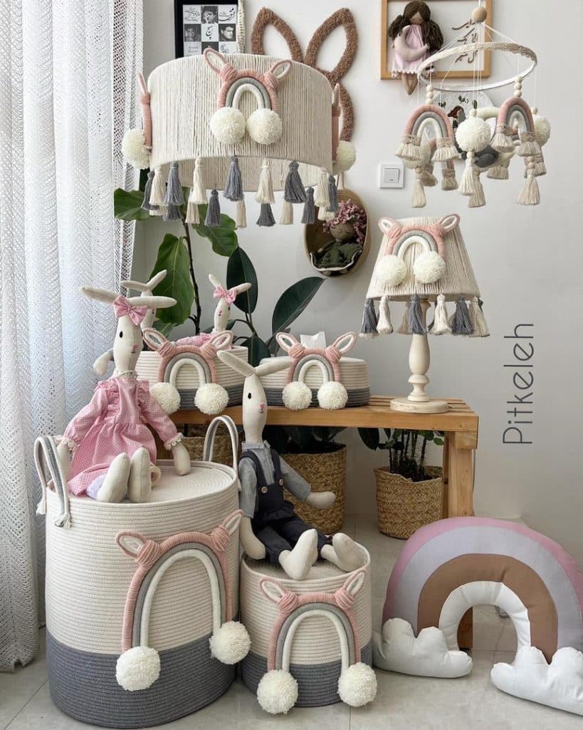 سیسمونی و اکسسوری اتاق کودک مونا فلاح در ساری