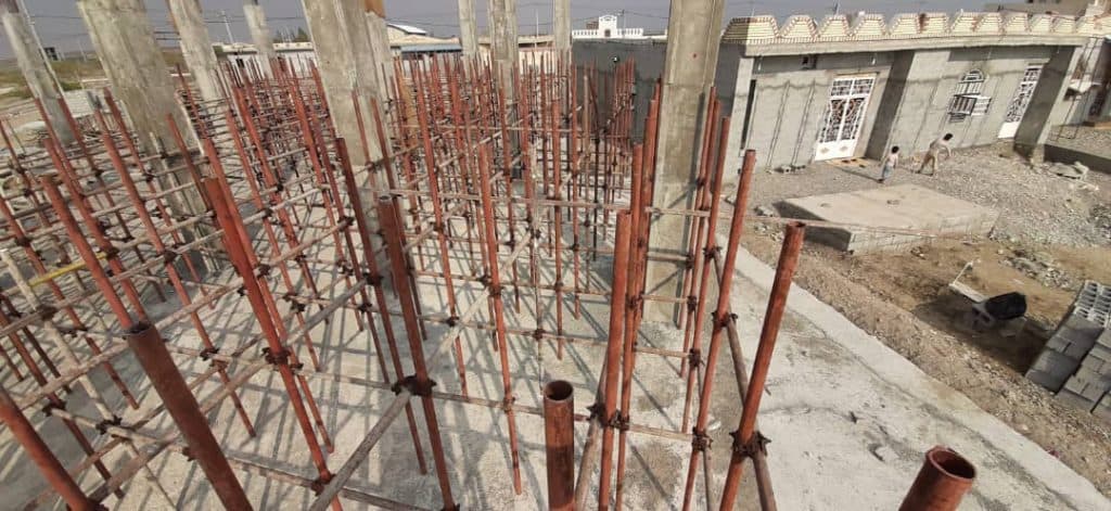 اجرای کفراژ زیر سقفی و زیرسازی سقف های ارتفاع بلند اوج در نوشهر مازندران