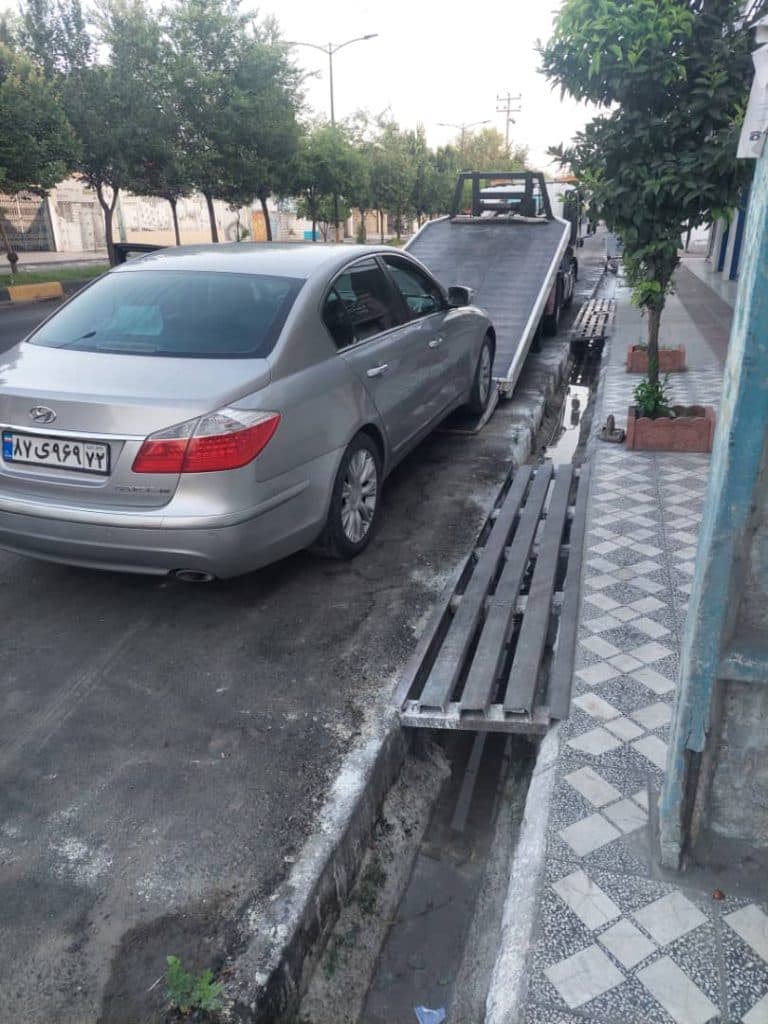 امداد خودرو و کفی خودروبر قدمی در گدوک سوادکوه