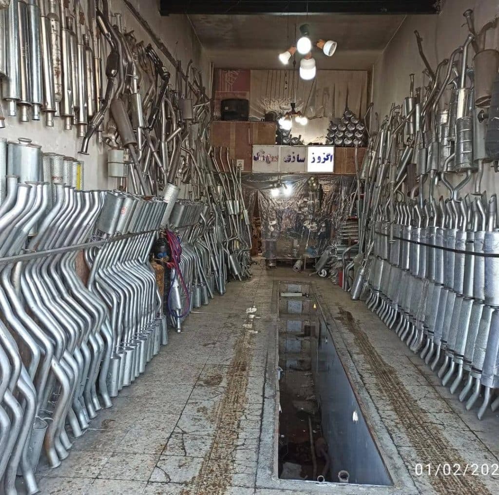 پخش و نصب و تعمیر اگزوز سهند در ارومیه