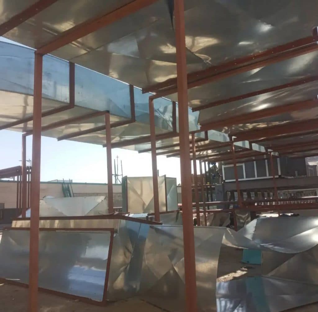 ساخت و نصب کانال چهارگوش دریچه های آلومینیومی و آهنی فتاحی در تهران