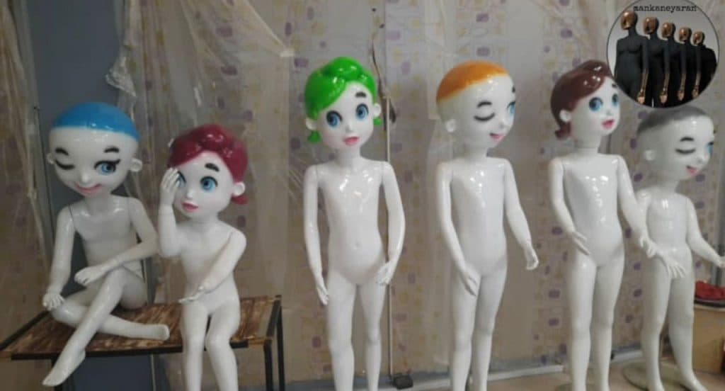 طراحی و تولید مانکن زنانه و مردانه و بچگانه یاران در مشهد