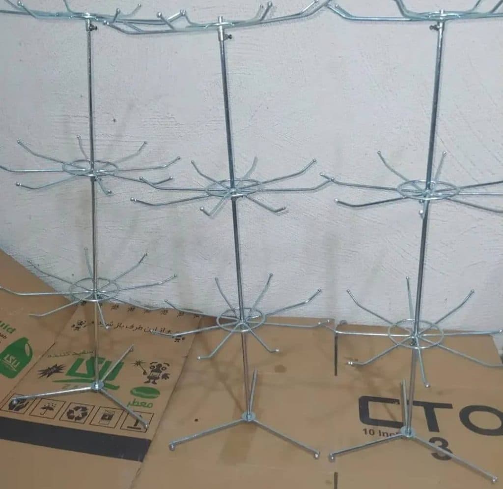 تولید رگال و قفسه و تجهیزات فروشگاهی کارخانه یاس متال مدرن در قم