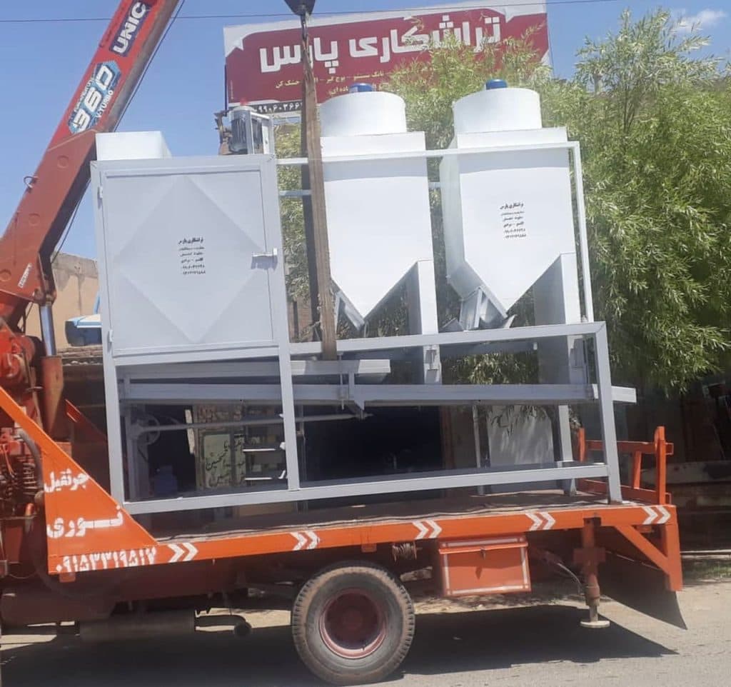 ساخت دستگاه دم گیر و خطوط کشمش تراشکاری پارس در خراسان رضوی