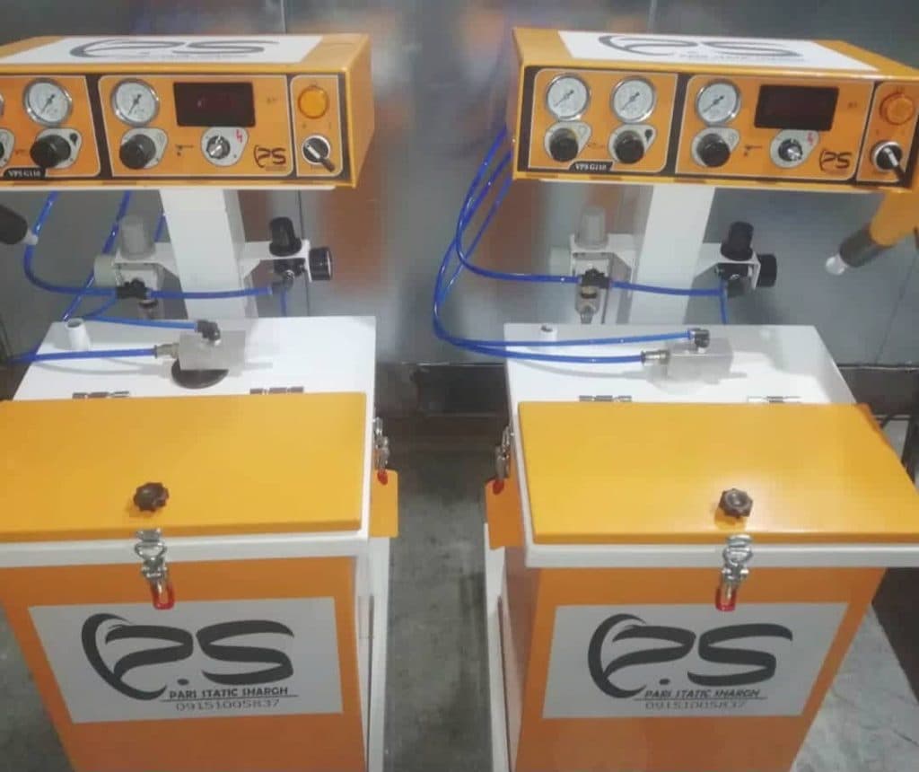 ساخت کوره و تجهیزات خط رنگ پودری پارس استاتیک شرق در خراسان رضوی