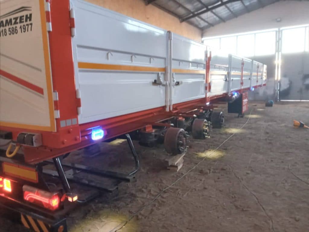 تریلی سازی عبدلی فروش نقد و اقساط تریلی کمپرسی در همدان