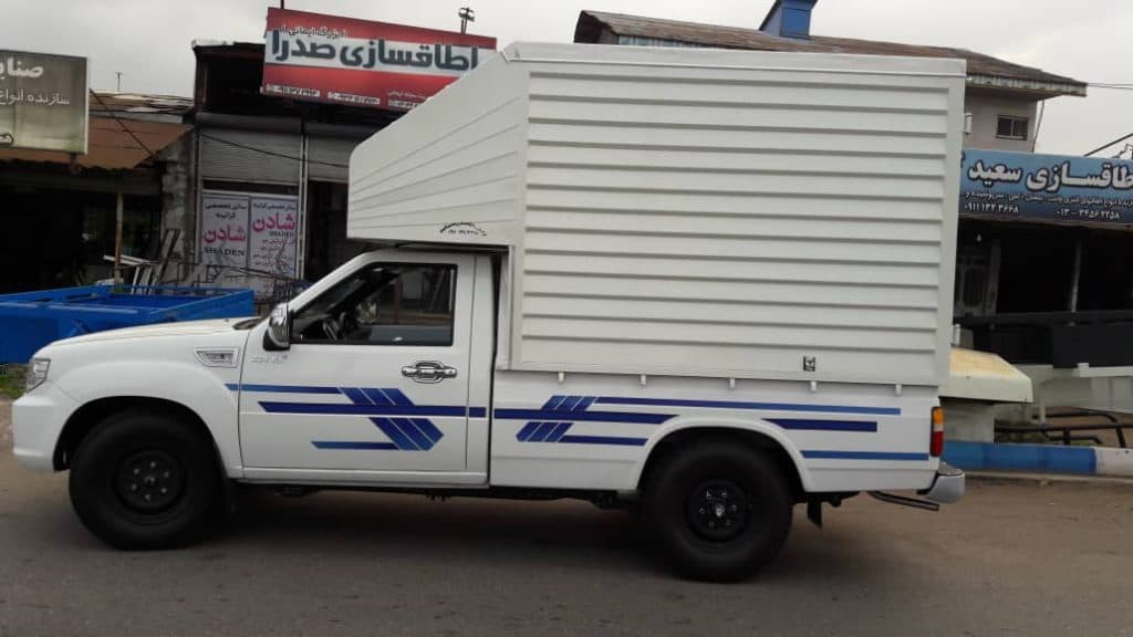 اطاقسازی سعید ساخت کفی اتاق مسقف نیسان و وانت در لولمان گیلان