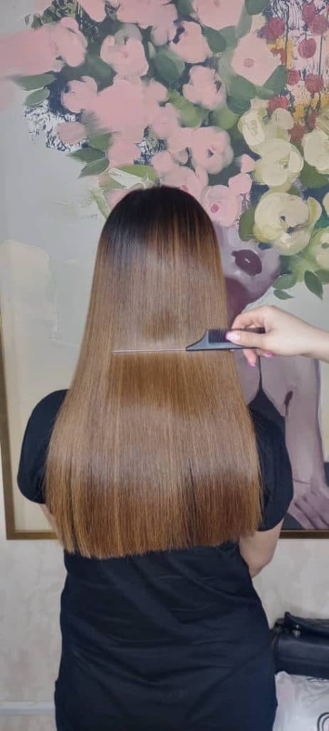 خدمات تخصصی کراتین احیا و ابریشم سازی مو مرضیه شیرزاد در شیراز