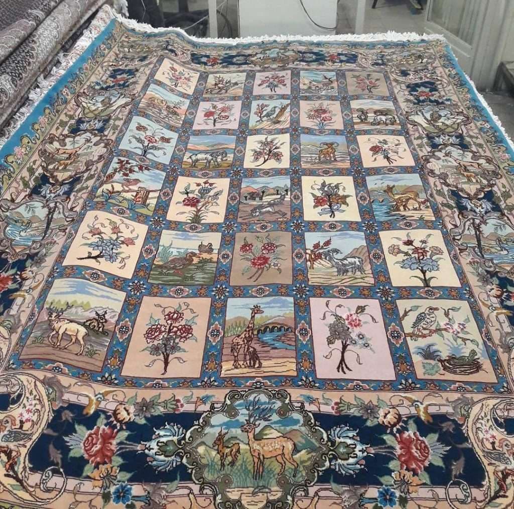 تولید و فروش تابلو فرش و فرش دست بافت محمدپور در چیتگر تهران