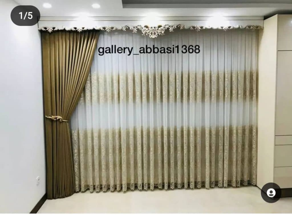 طراحی دوخت نصب پرده عباسی در تهران
