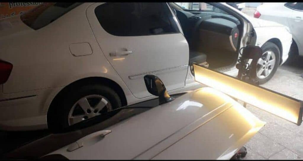 صافکاری نقاشی و بازسازی خودرو پاترول پاژن جیپ تویوتا ممتاز در مشهد