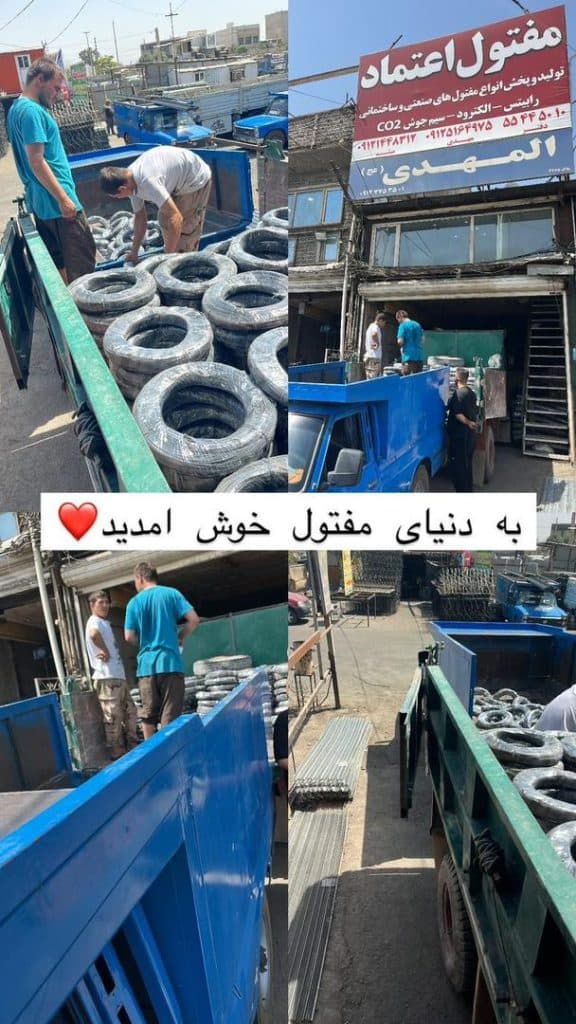 تولید و پخش مفتول آرماتور بندی و گالوانیزه و میخ مسعود در تهران