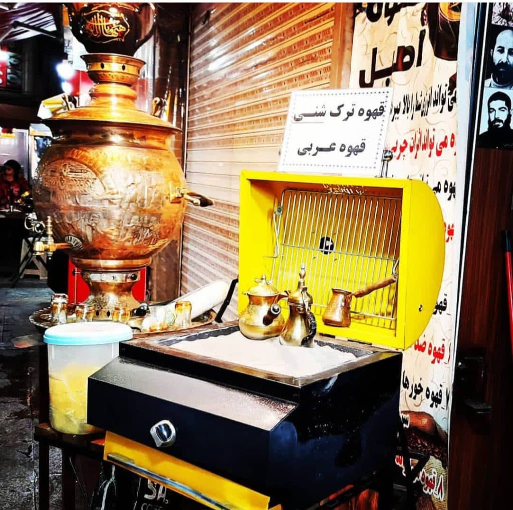 کافه قهوه اصیل در شهر ری