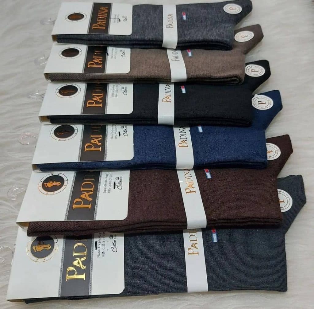 تولیدی و پخش عمده جوراب مردانه زنانه بچگانه پادینا در تهران