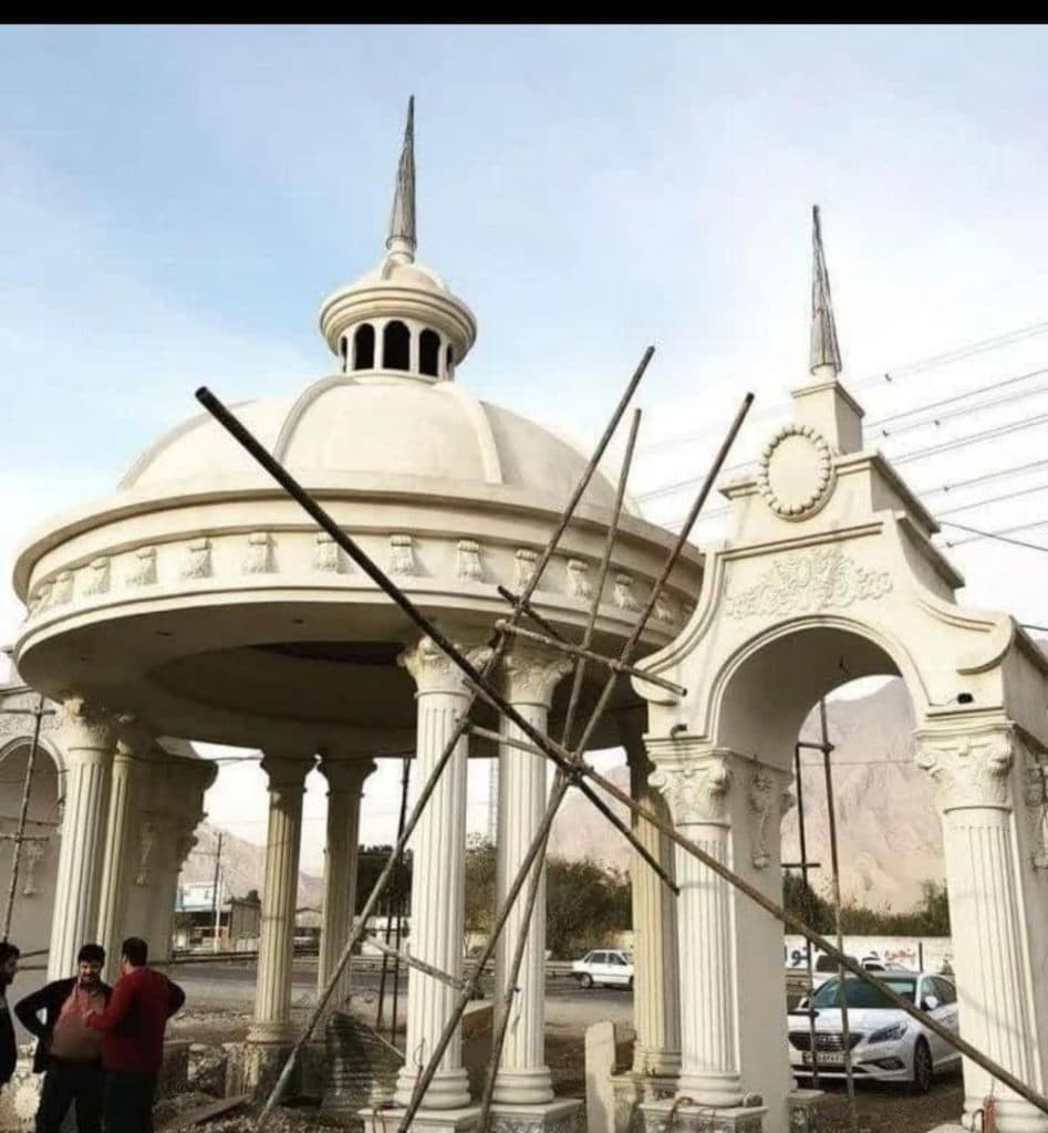 محوطه سازی باغ ویلا مدرن بهروزی در شهریار