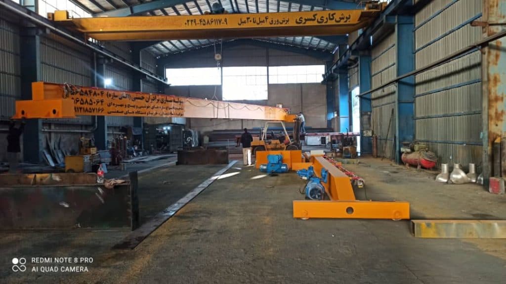 ساخت و تعمیر جرثقیل سقفی دروازه ای و برق صنعتی عشوری در رباط کریم