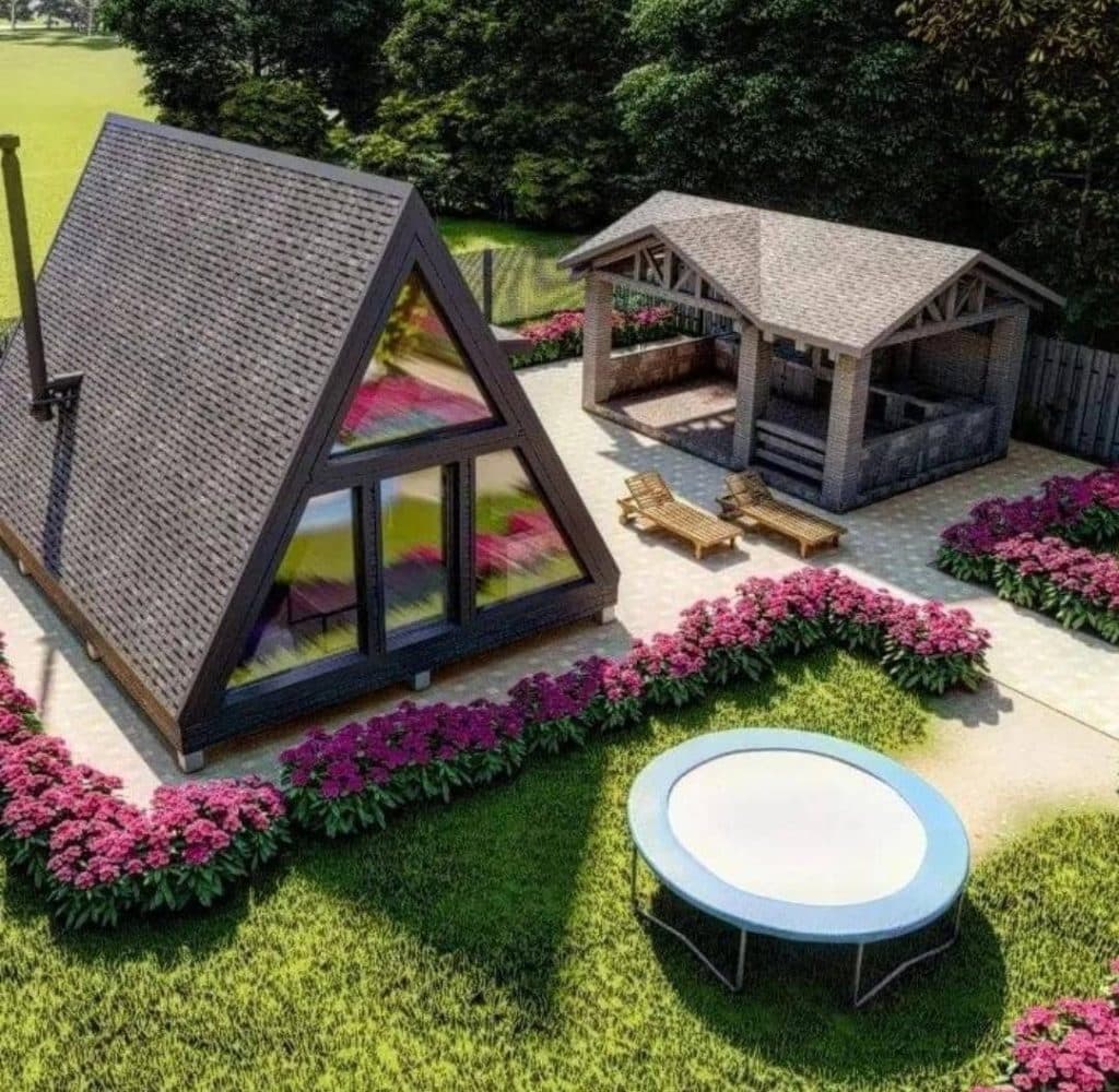 طراحی و ساخت دکوراسیون داخلی و محوطه سازی ویلا CHF در گوهردشت کرج