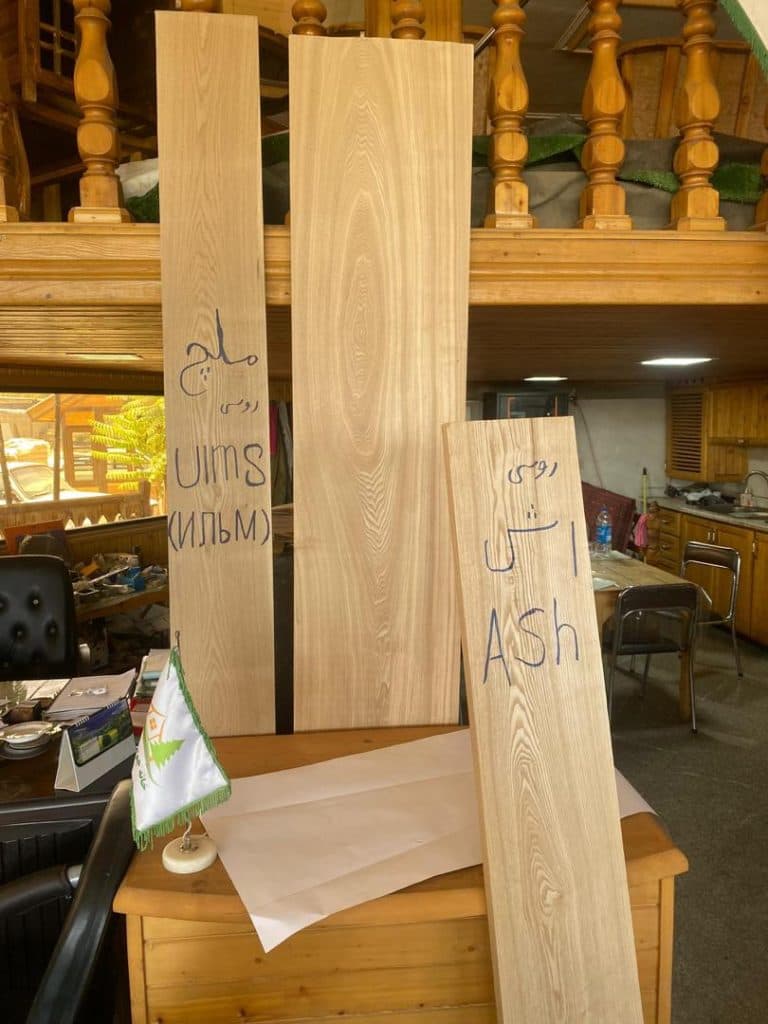 فروش چوب های خارجی اش و بلوط و ملچ و روکش روسی حیدری در تهران