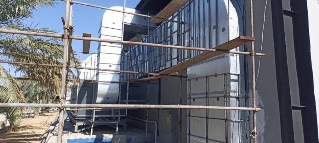 ساخت و نصب کانال کولر و دریچه هوا ابتکار در بوشهر