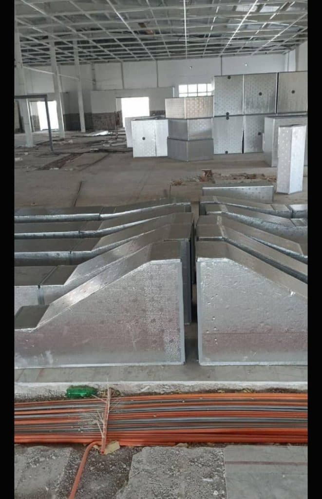 ساخت و نصب کانال کولر و دریچه هوا ابتکار در بوشهر