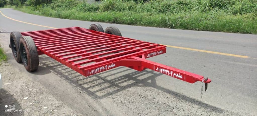 طراحی و تولید یدک کش مینی بیل لیفتراک بابکت مقدم در رشت